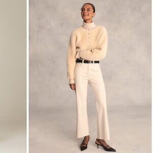 J Crew Mid-rise relaxed kickout jean